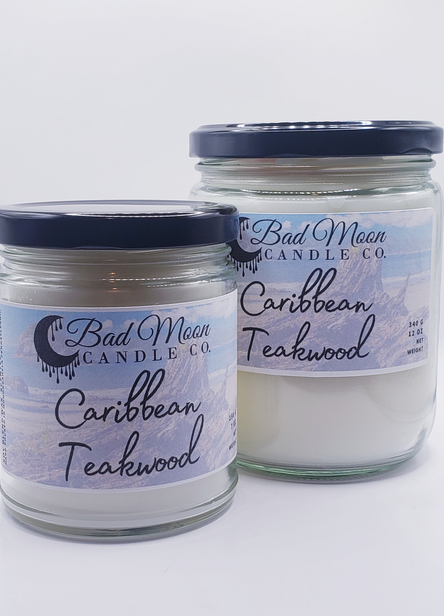 Caribbean Teakwood Scented Candle